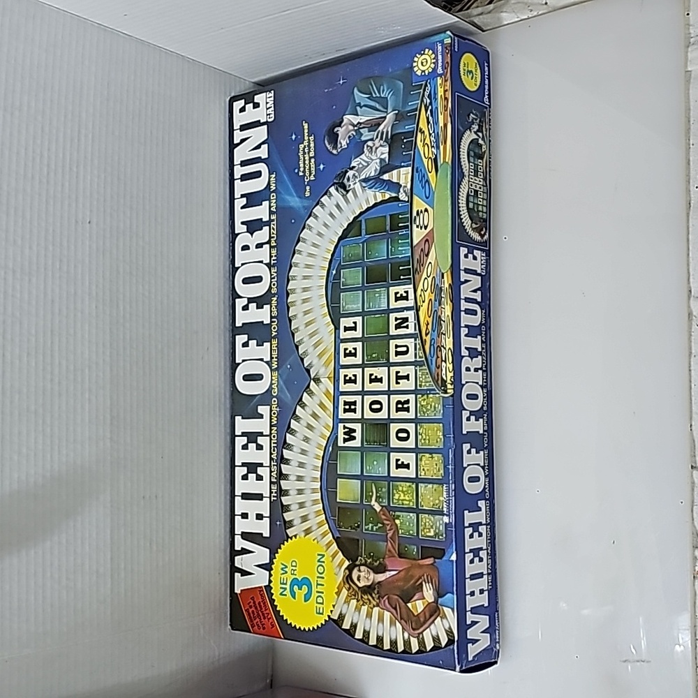 Vintage Wheel Of Fortune 3rd Edition Board Game